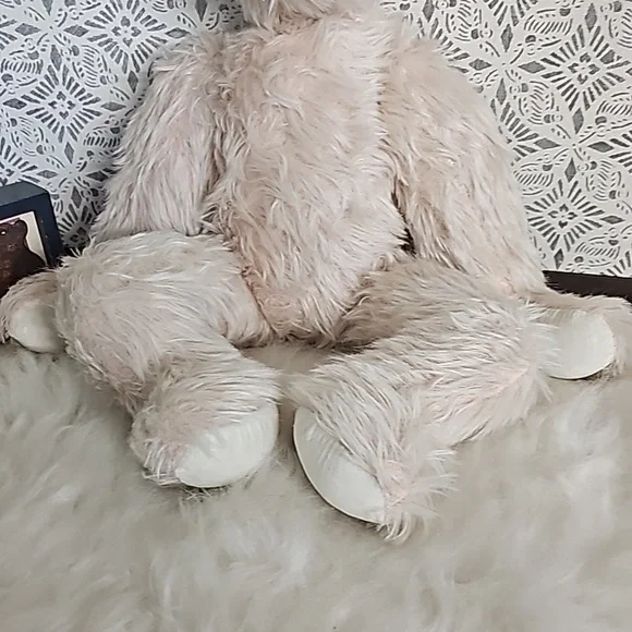 Vintage Annette Funicello mohair jointed plush stuffed Teddy Bear fuzzy 18-in - Picture 4 of 12